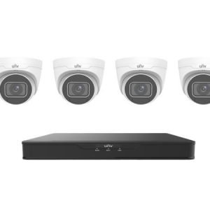 4 Channel NVR 4 x 5MP VF Eyeball Camera Turret Kit UNV