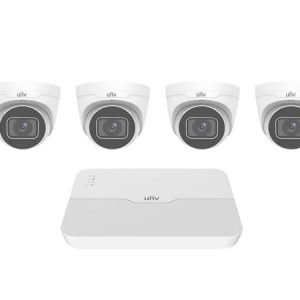 8 Channel NVR 4 x 5MP VF Eyeball Camera Turret Kit UNV