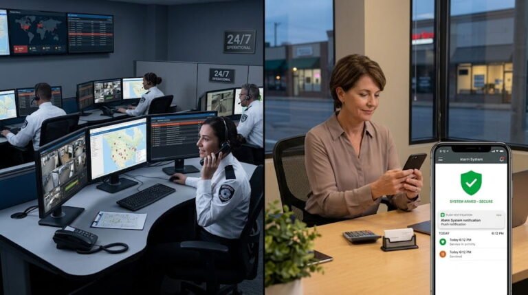 alarm monitoring vs self monitoring