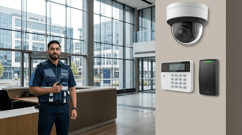 Read more about the article How Security Guards, CCTV, Alarms and Access Control Work Together
