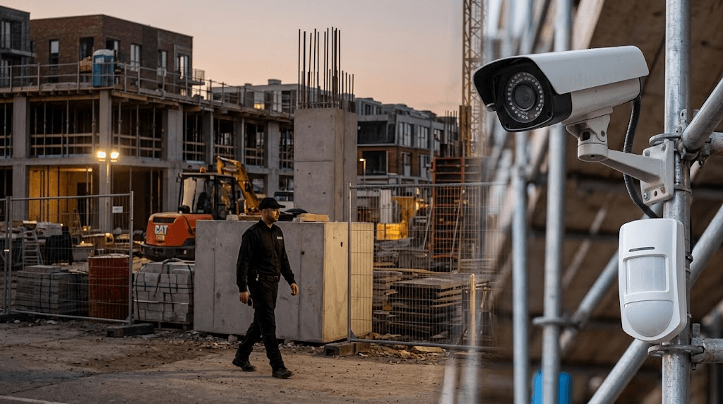 Construction Site Guards vs Cameras